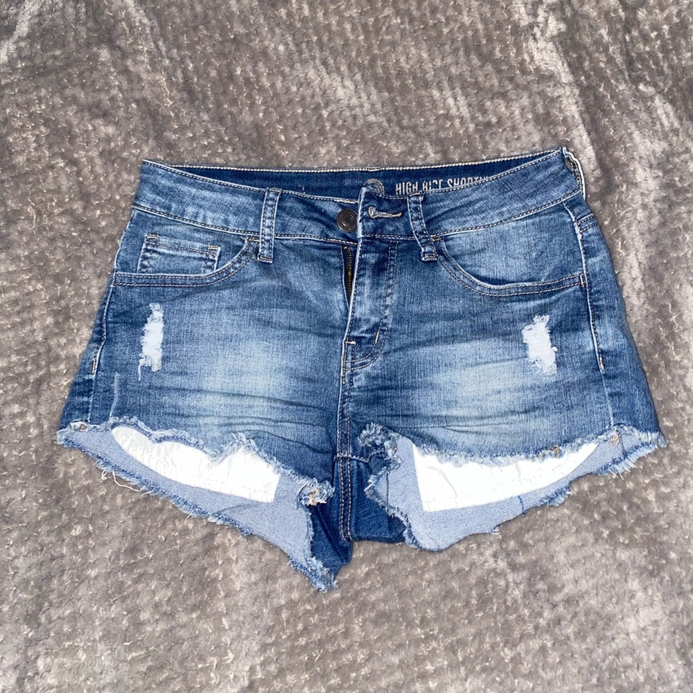 Blue Jean Shortie Shorts